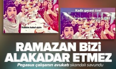 Pegasus çalışanının avukatından alkollü rezalete hadsiz savunma! “Ramazan bizi alakadar etmez!.”