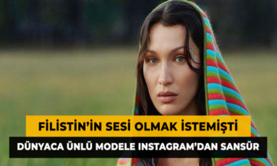Dünyaca ünlü model isyan etti! Bella Hadid’e Filistin sansürü..