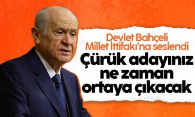 Devlet Bahçeli, Millet İttifakı’na seslendi! “Çürük adayınız ne zaman ortaya çıkacak?.”