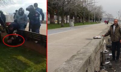 İBB zabıtaları engelli seyyar satıcıyı defalarca darp etti!