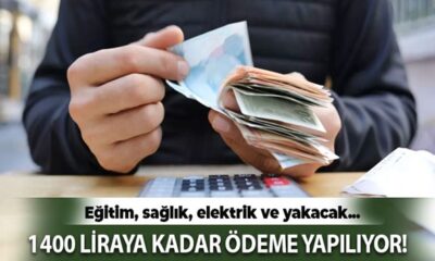 İhtiyaç sahiplerine 1400 liraya kadar ödeme yapılıyor!. Eğitim, sağlık, elektrik ve yakacak… Sadece kimlik yeterli..