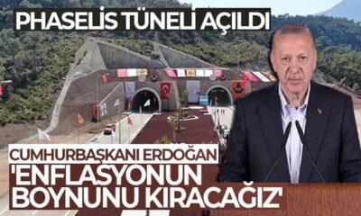 Phaselis Tüneli hizmete girdi!.