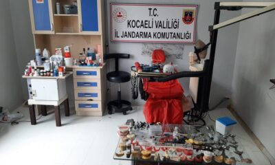 Sahte dişçiye jandarma baskını..