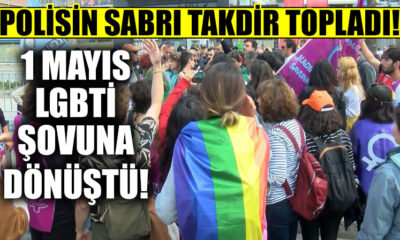 Maltepe’de 1 Mayıs miting alanında LGBT provokasyonu..