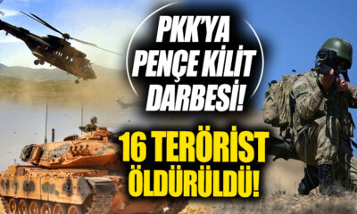 Pençe-Kilit Operasyonu’nda 16 terörist öldürüldü!.