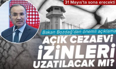 Açık cezaevi izinleri uzatılacak mı?. Bekir Bozdağ’dan önemli açıklamalar…