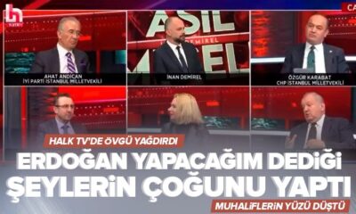 Halk TV’de suratların düştüğü an! “Erdoğan yapacağım dediği birçok şeyi yaptı!.” (video haber)