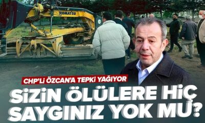 Tanju Özcan’a tepkiler dinmiyor! “Sizin ölülere de mi saygınız yok!.”
