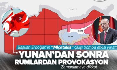 Miçotakis çıkışı bomba etkisi yaptı!. Yunan’dan sonra Rumlardan provokasyon..
