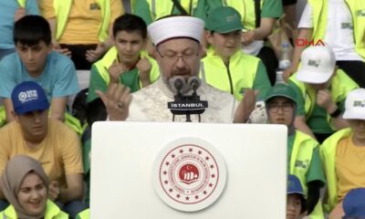 Ali Erbaş, yeni millet bahçesinde Fetih Duası yaptı!.