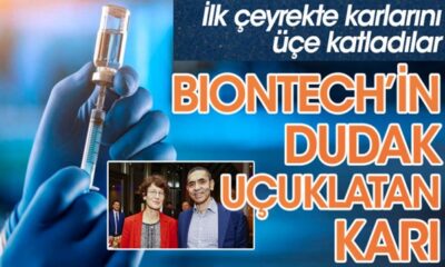 BioNTech, ilk çeyrekte 3,7 milyar euro net kâr elde etti!.