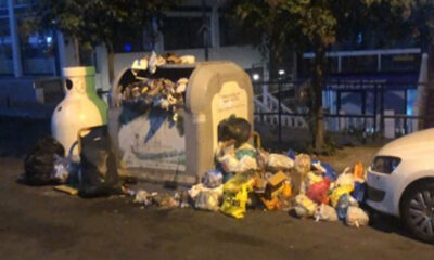 Şişli Belediyesi’nin çöp rezaleti! Kokudan duramayan vatandaşlar isyan etti!.