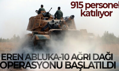 Eren Abluka-10 Ağrı Dağı Operasyonu başlatıldı!.