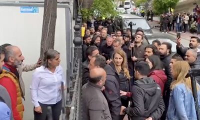Ankara’da HDP’li vekil ile şehit çocuğu polis arasında gerginlik..