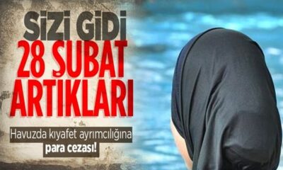 Haşema giyen kadının havuza girmesine izin vermeyen site yönetimine para cezası..