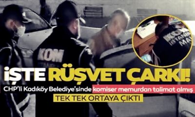 Kadıköy Belediyesi’ndeki rüşvet skandalının detayları ortaya çıktı! Komiser memurdan talimat almış!.