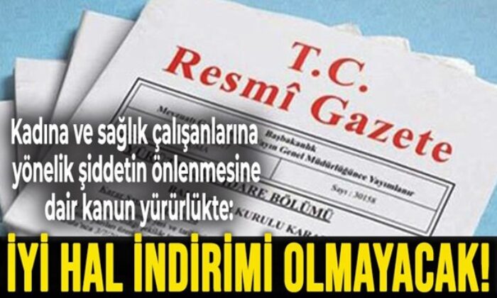 Kadına ve sağlık çalışanlarına yönelik şiddetin cezası artırıldı!. Karar Resmi Gazete’de..