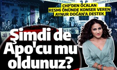 İttifak kardeşleri CHP ve HDP Aynur Doğan konserinde..