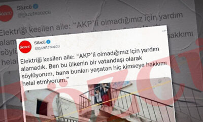 Sözcü’nün “Bir aileye siyasi tercihinden dolayı yardım verilmedi” palavrasına valilikten yalanlama..