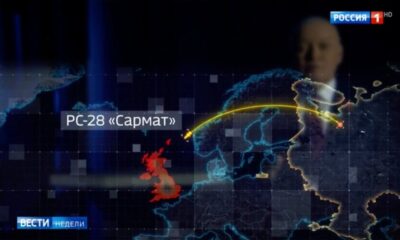Rus devlet televizyonu, İngiltere’yi nükleer saldırıyla tehdit etti! “Sizi böyle haritadan sileriz!.”