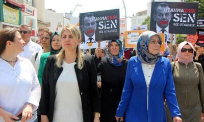 Tanju Özcan’ın kadın meclis üyesine ahlaksız sözleri protesto edildi!.