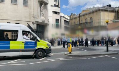 Londra’da polis destekli PKK yürüyüşü..