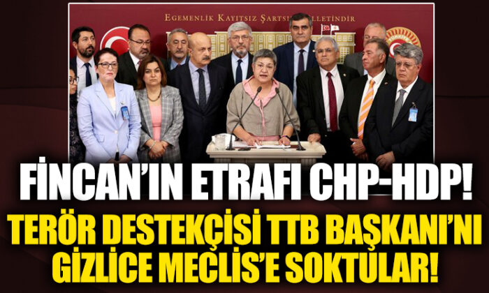 CHP’li ve HDP’li vekillerden korsan giriş! Terör sevici Şebnem Korur Fincancı’yı perdeleyerek Meclis’e soktular!.