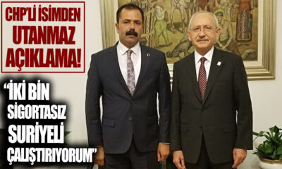 Yaptığı usulsüzlüğü marifet gibi anlattı! CHP’li Rıza Özdemir: “İki bin sigortasız Suriyeli çalıştırıyorum!.”