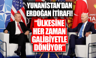 Yunanistan’dan Erdoğan itirafı! “Biz bunu unutuyoruz, ülkesine hep galibiyetle dönüyor!.”