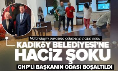 Makam odası boşaltıldı!. Kadıköy Belediyesi’ne haciz şoku..
