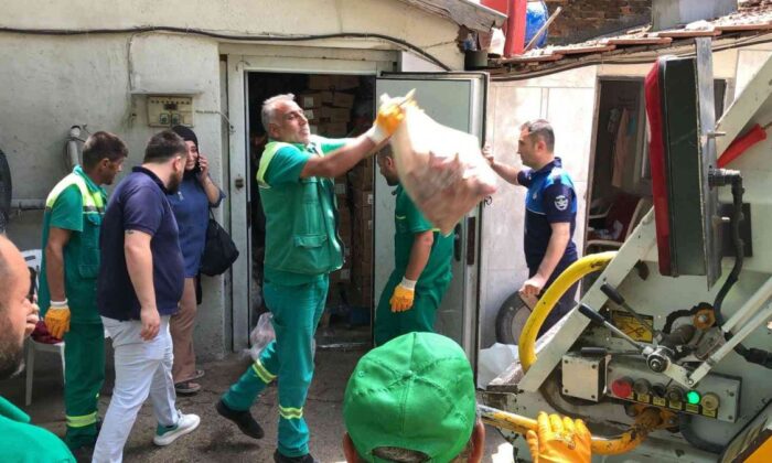 Halkın sağlığıyla oynayanlar zabıtayla pazarlık yapmaya kalktı!. Tonlarca bozuk et ve gıda imha edildi!.