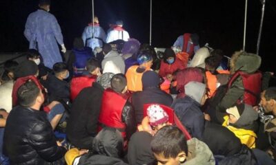 Yunanistan unsurlarınca Türk Kara Sularına itilen 45 göçmen kurtarıldı!.