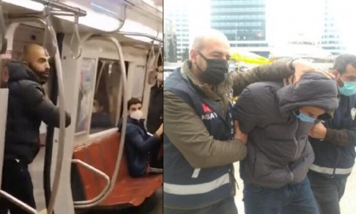 Kadıköy metrosundaki bıçaklı saldırgan tahliye edildi!.