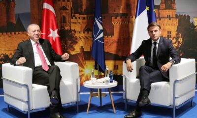 Cumhurbaşkanı Erdoğan, Macron’la bir araya geldi!.