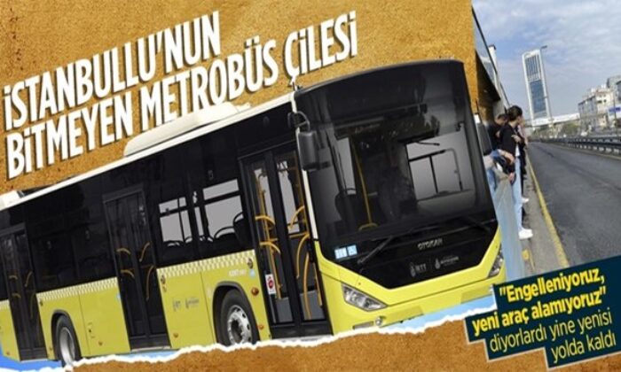 İstanbul’un ulaşım çilesi bitmiyor!. Bu kez yeni alınan metrobüs arızalandı, vatandaş isyan etti!.