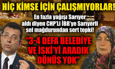 En fazla yağışı alan Sarıyer’de vatandaşların telefonlarına dönmeyen İBB’ye tepki! “Kimse için çalışmıyorlar!.”