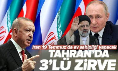 İran’da üçlü zirveye Erdoğan, Putin ve Reisi katılacak!.