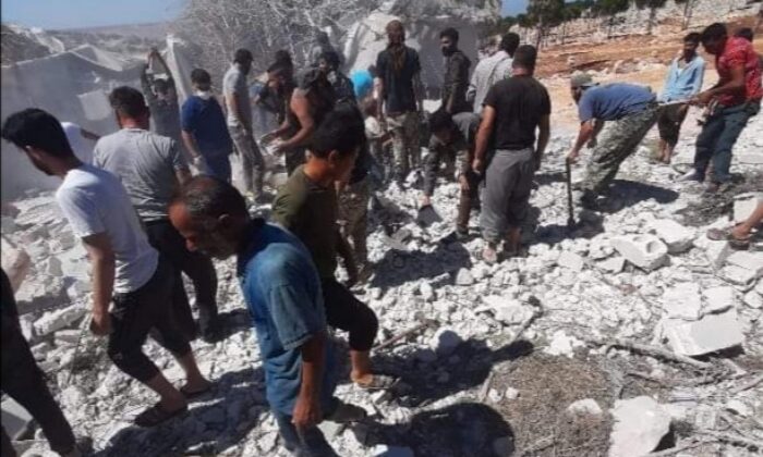 Suriye’de briket evlere roketli saldırı..