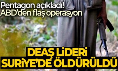 Birleşik Devletler’den operasyon! DEAŞ lideri Mahir El Agal Suriye’de öldürüldü!.