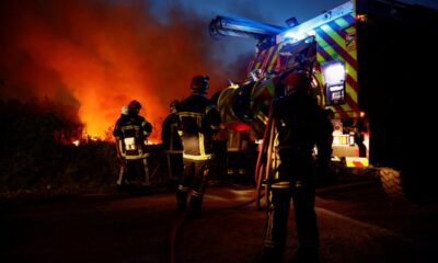 Fransa’da orman yangınlarına müdahale, krize sebep oldu!.