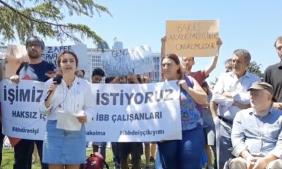 Hendekçi akademisyenler, İBB önünde eylemde..