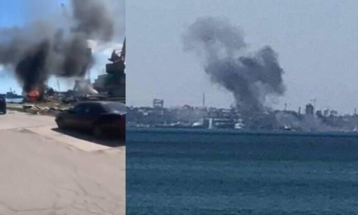 Rusya Odessa Limanı’nı vurdu!.