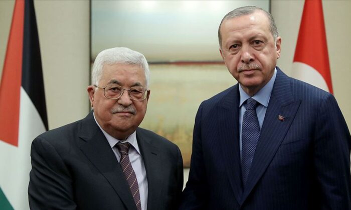 Cumhurbaşkanı Erdoğan, Filistin Devlet Başkanı Abbas ile görüştü!.