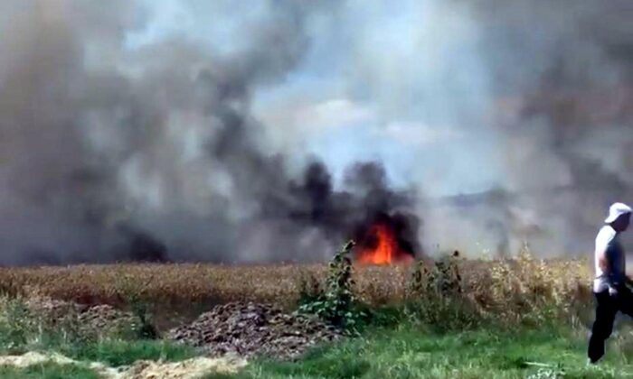 Tekirdağ’da buğday tarlası yandı, 50 dönüm alan kül oldu!.