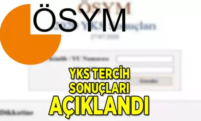 YKS yerleştirme sonuçları açıklandı!.