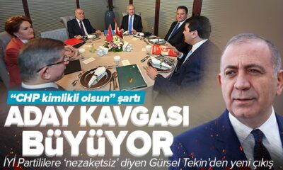 Altılı masada aday çıkmazı! Gürsel Tekin, adayın CHP’li olması gerektiğini açıkladı!.