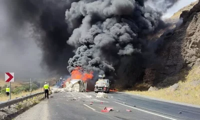 Ağrı’da trafik kazası..