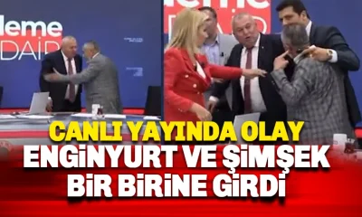 Canlı yayında Cemal Enginyurt’la Latif Şimşek birbirine girdi!. (video haber)
