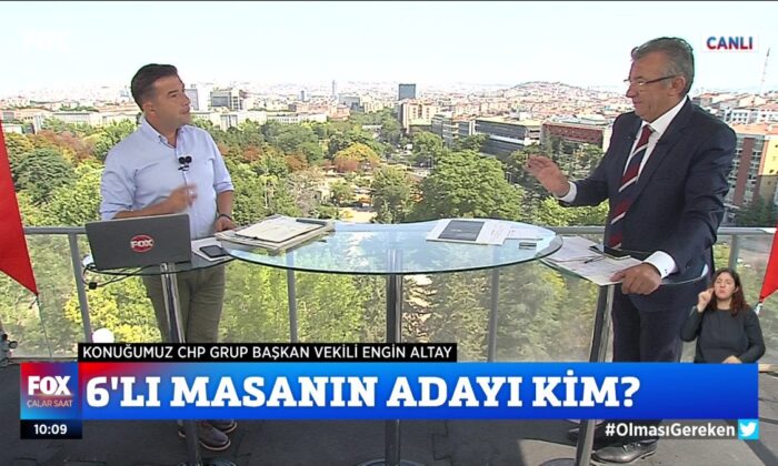 Altılı masayı takan yok! Engin Altay, “Adayımız Bay Kemal” dedi!.