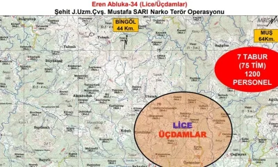 Diyarbakır’da 1200 personelin katıldığı Eren Abluka-34 Operasyonu başladı!.